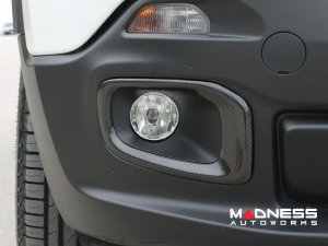 Jeep Renegade Front Fog Light Trim - Carbon Fiber